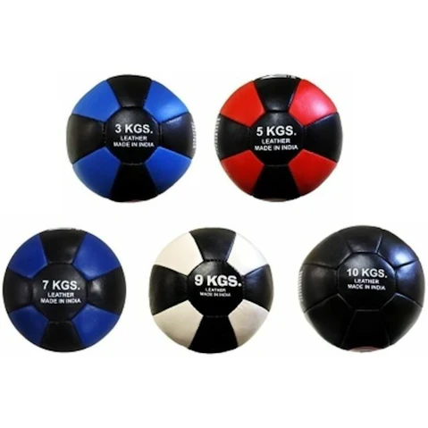 Morgan Sports Morgan Leather Medicine Ball