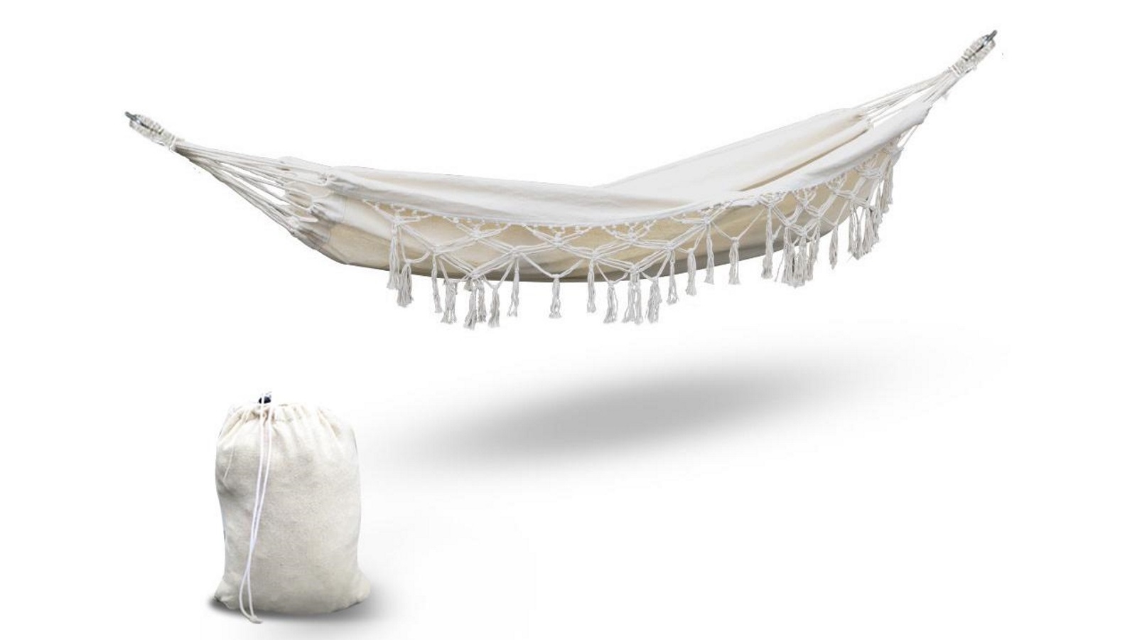 Gardeon Cream Outdoor Hanging Hammock