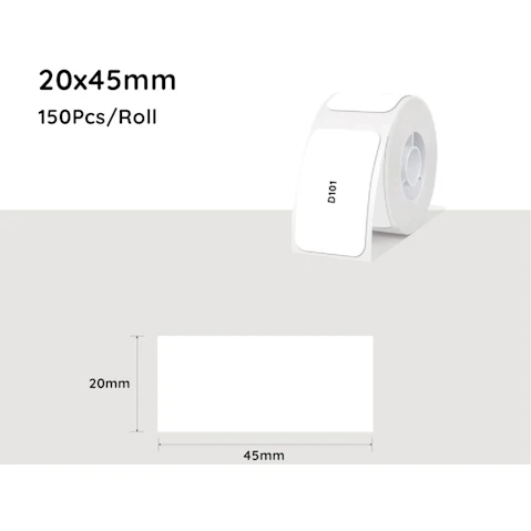 Niimbot 20mmx45mm Thermal Label Paper Waterproof For D101