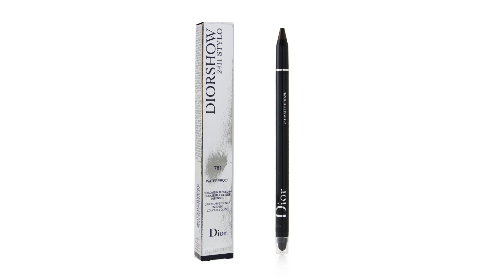 Christian Dior Diorshow 24H Stylo Waterproof Eyeliner #781 Matte Brown - 0.2g/0.007oz