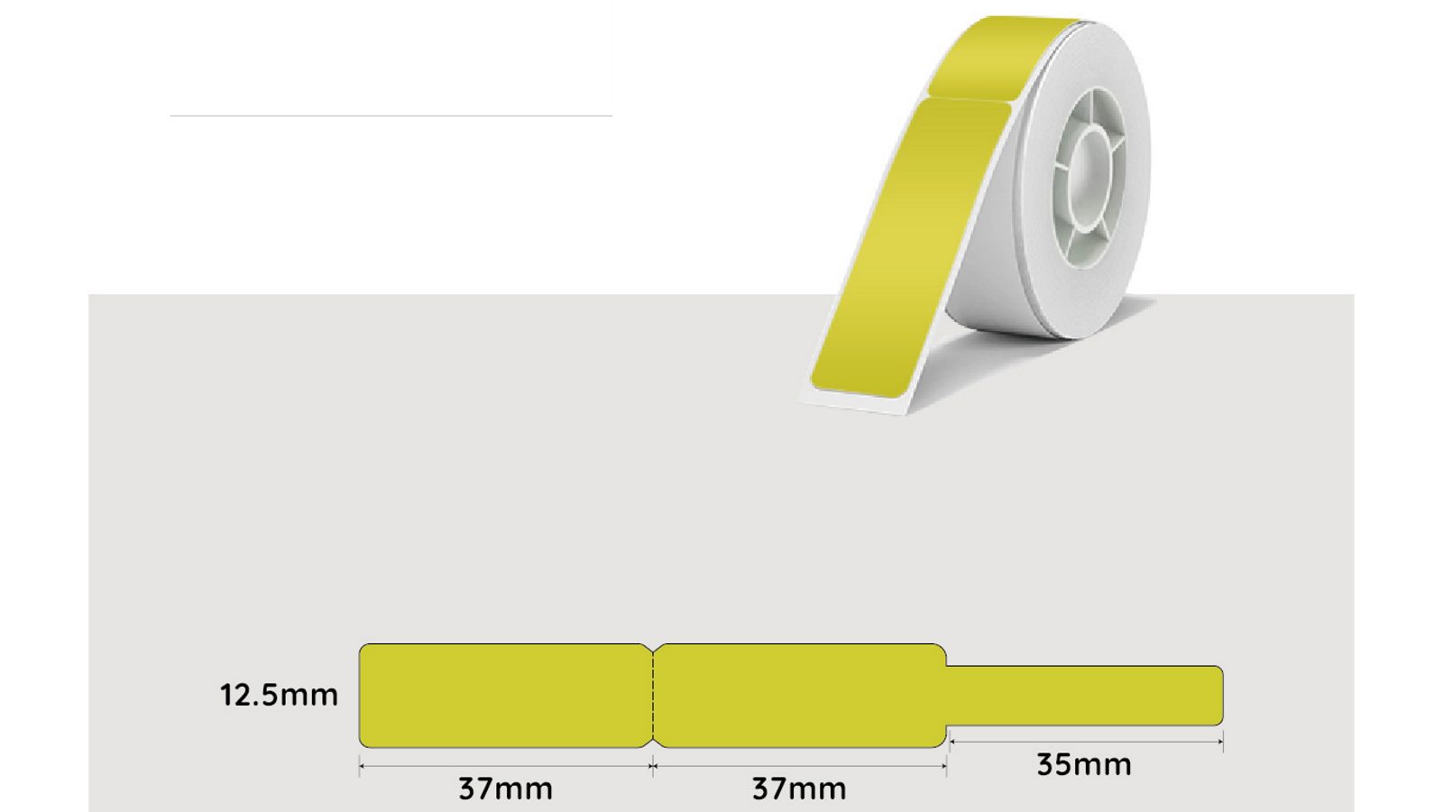 Niimbot Thermal Labels Cable Label Paper for D11/D101/D110 - Yellow