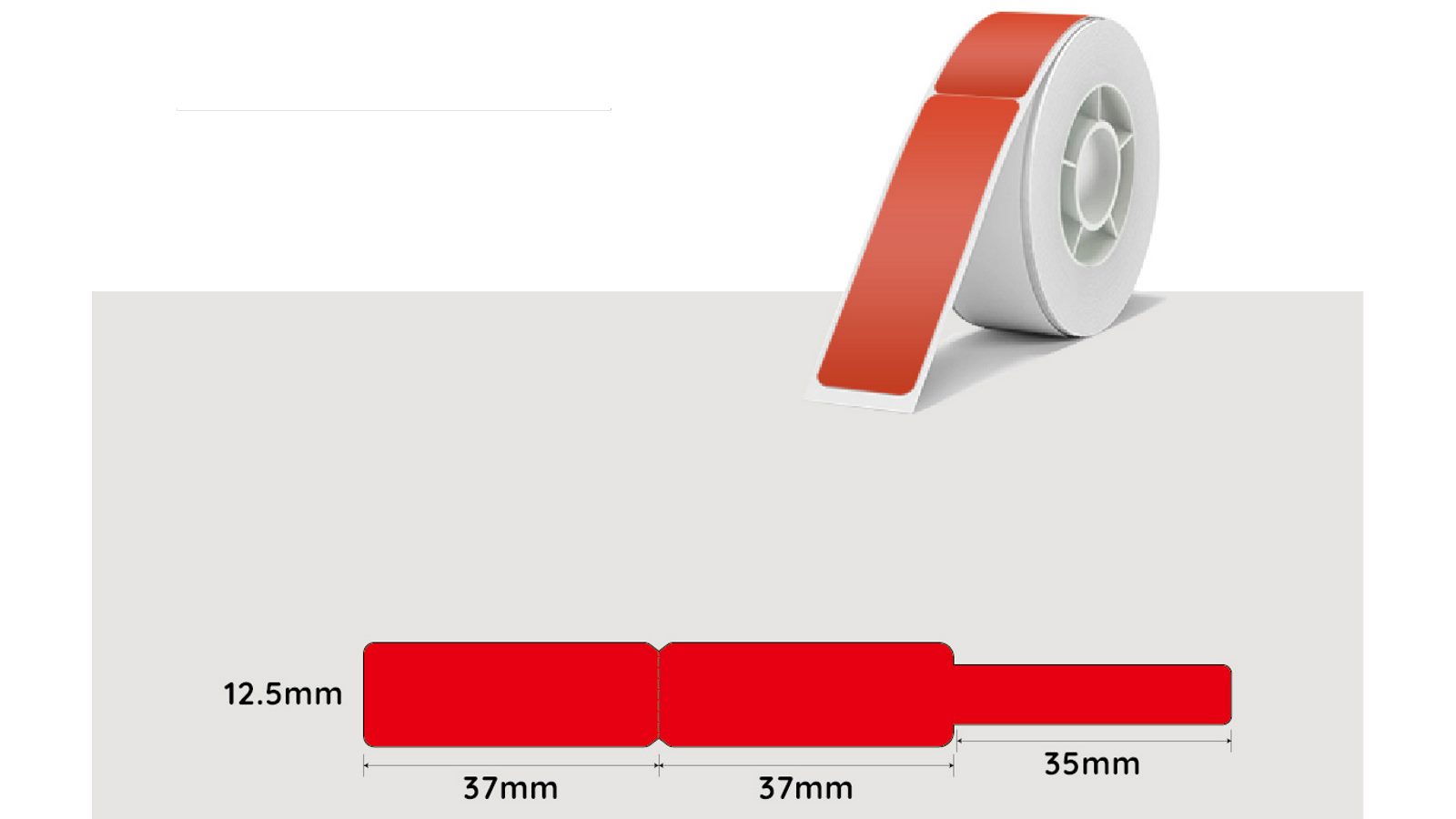 Niimbot Thermal Labels Cable Label Paper for D11/D101/D110 - Red
