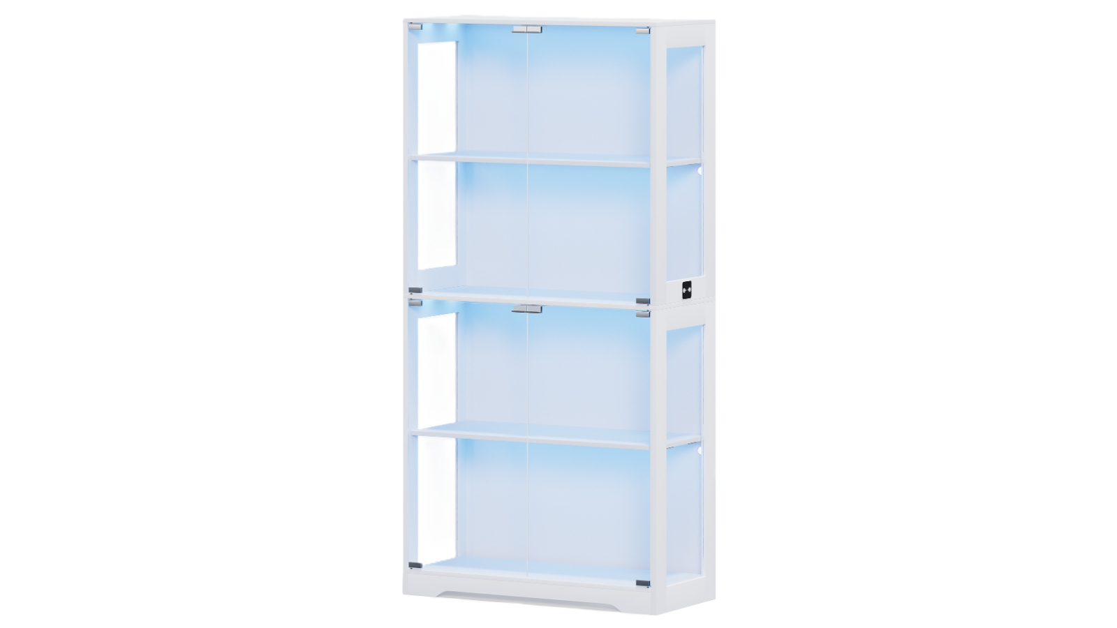 Advwin 4-Tier Display Storage Cabinet - White | Harvey Norman