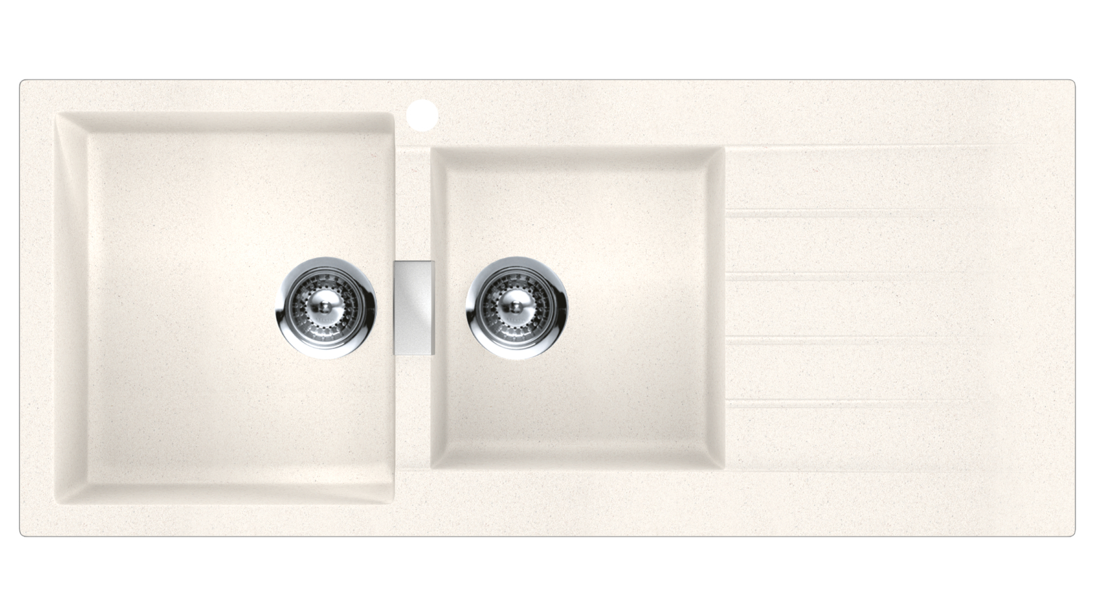 Schock Signus D200 1 and 3/4 Left Hand Bowl Sink - Polaris