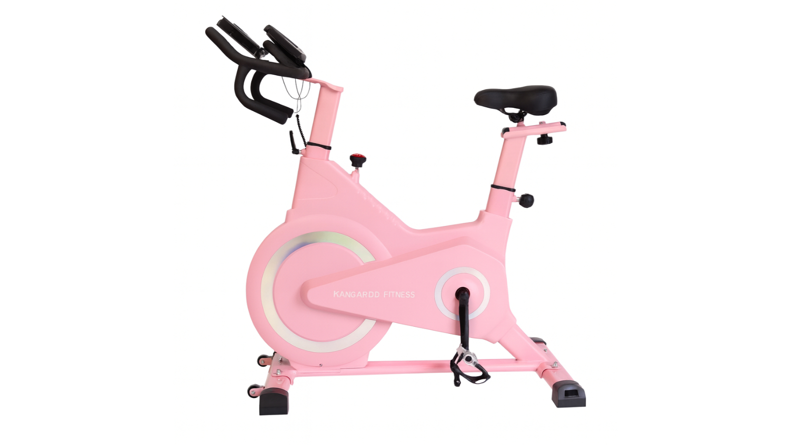 Kangaroo Fitness Heavy Duty Magnetic Friction Spin Bike - Pink