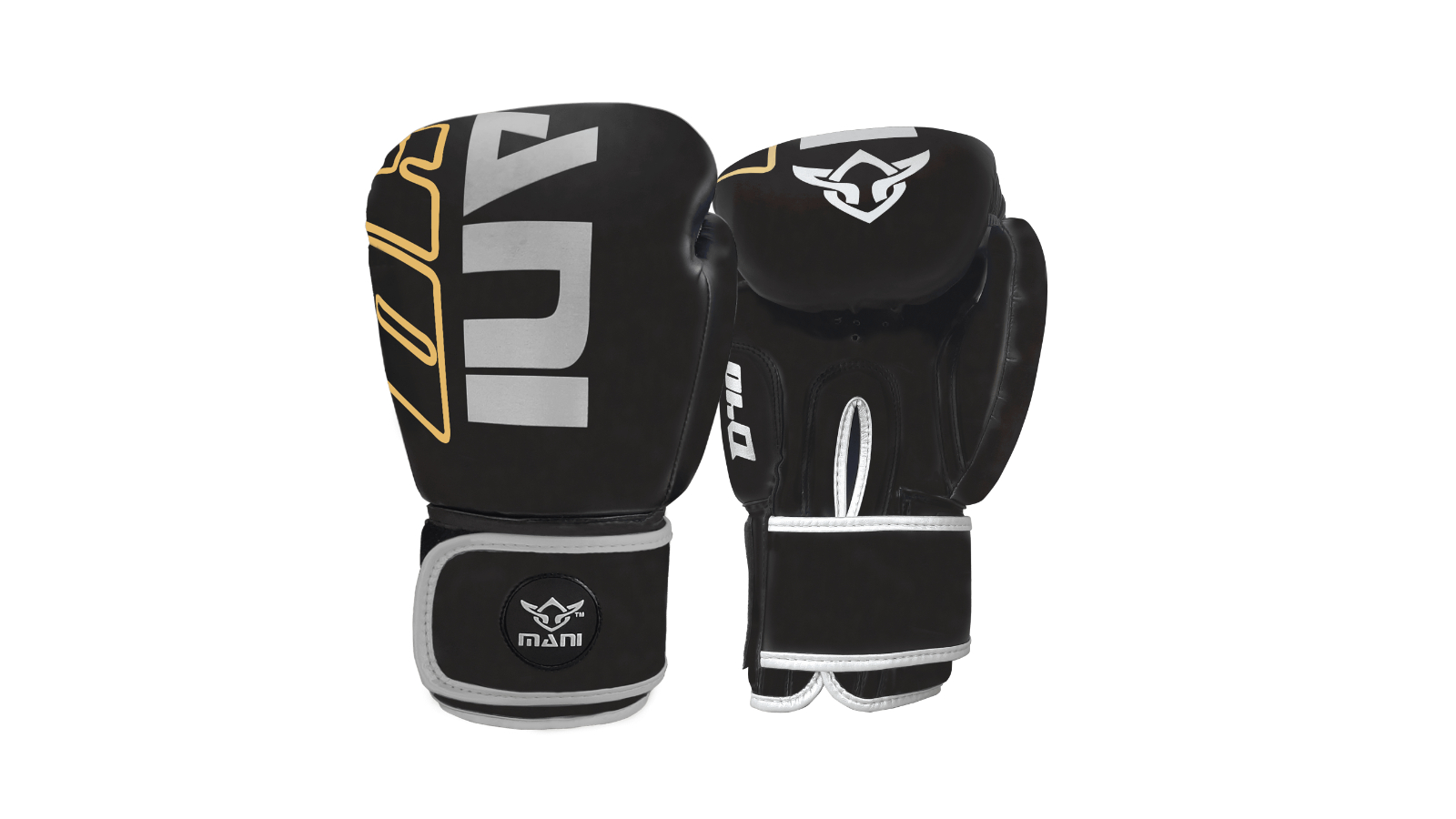 Mani Sports Black/Grey D40 Series Boxing Glove