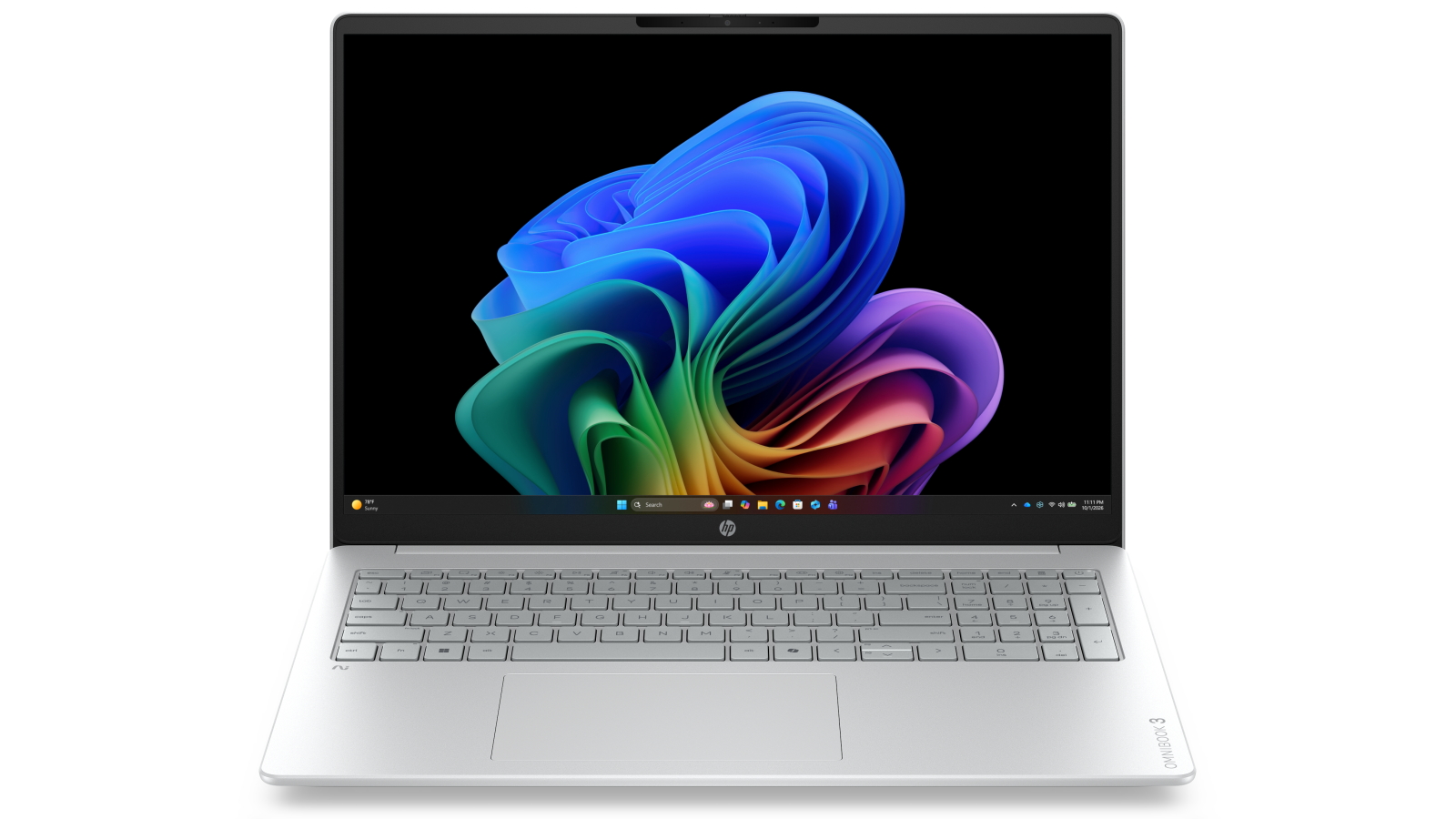 HP OmniBook 3 16-inch Ryzen AI 5-430/16GB/512GB SSD Next Gen AI PC Laptop - Glacier Silver