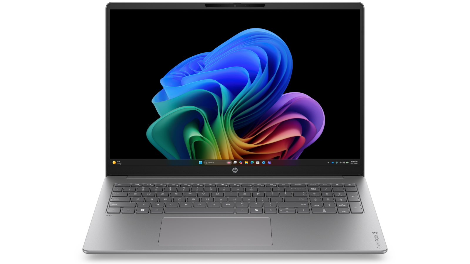 HP OmniBook 3 16-inch Snapdragon X X1-26-100/16GB/512GB SSD Next Gen AI PC Laptop - Nouvelle Silver