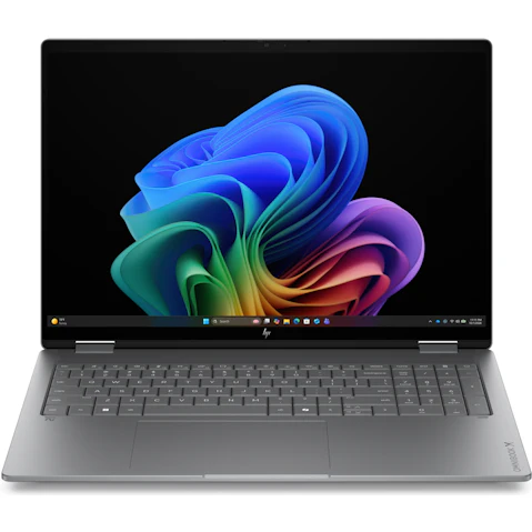 HP OmniBook X Flip 16-inch Ryzen AI 7-450/32GB/512GB SSD Next Gen AI PC 2-in-1 Laptop - Meteor Silver