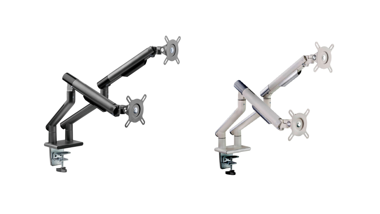 Desky Dual Slim Aluminium Monitor Arm