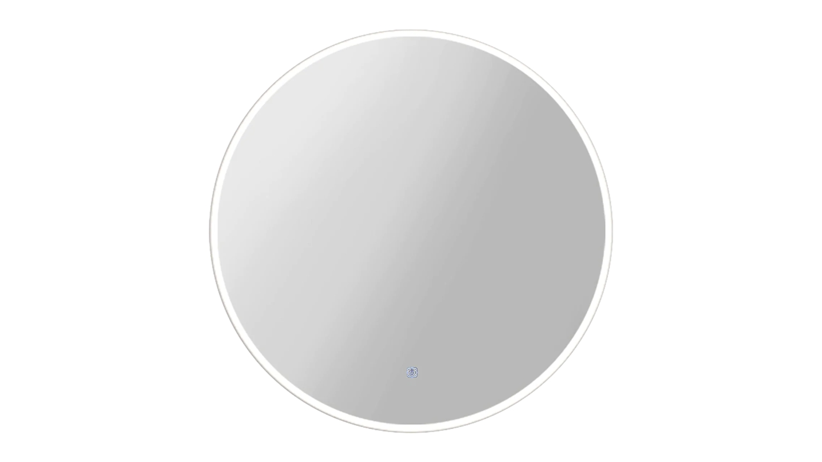Serrano LED Wall Mirror Bathroom Mirrors Light Decor Round 90cm Harvey Norman