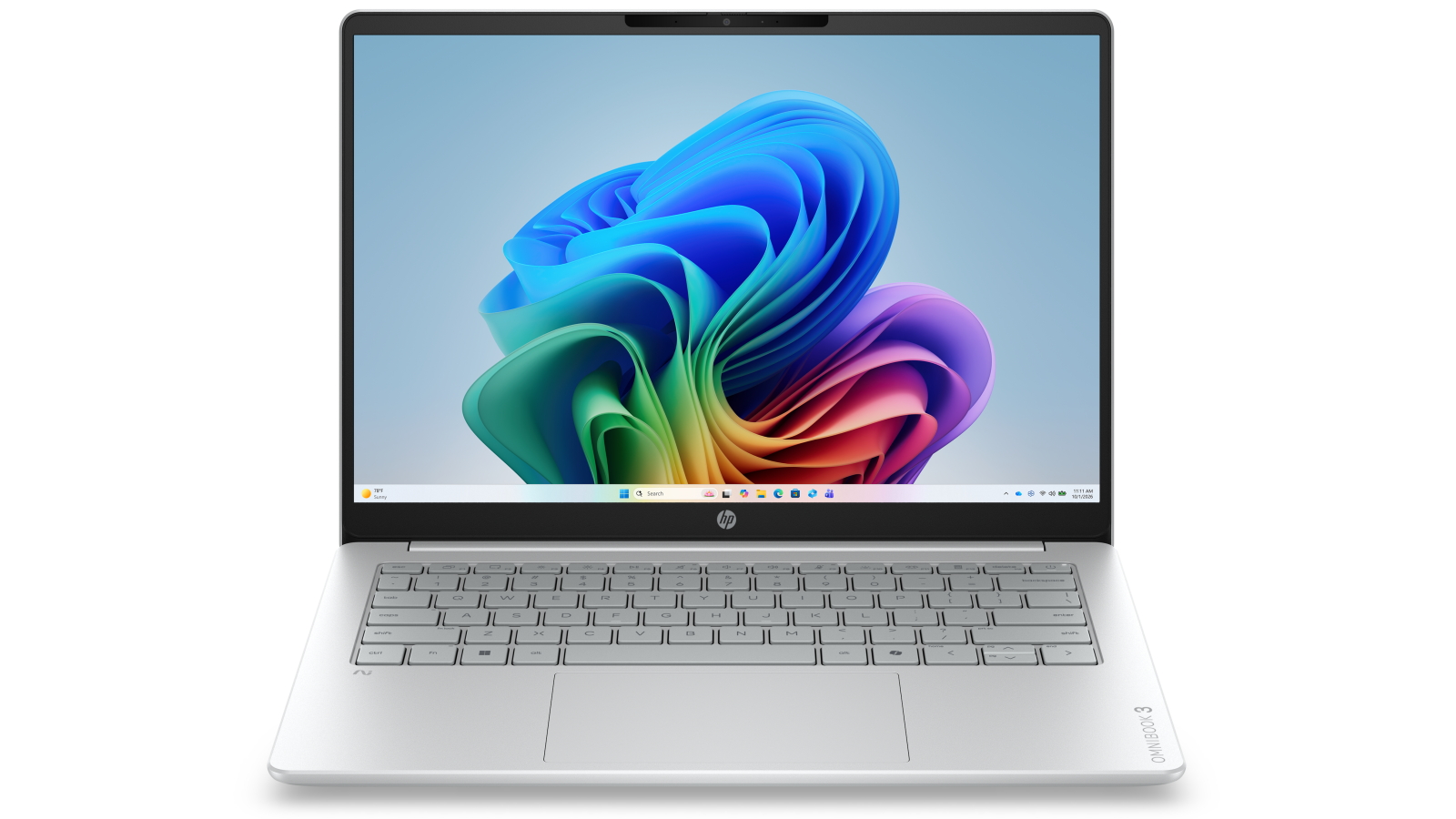 HP OmniBook 3 14-inch Core Ultra 5-322/16GB/512GB SSD Next Gen AI PC Laptop - Glacier Silver