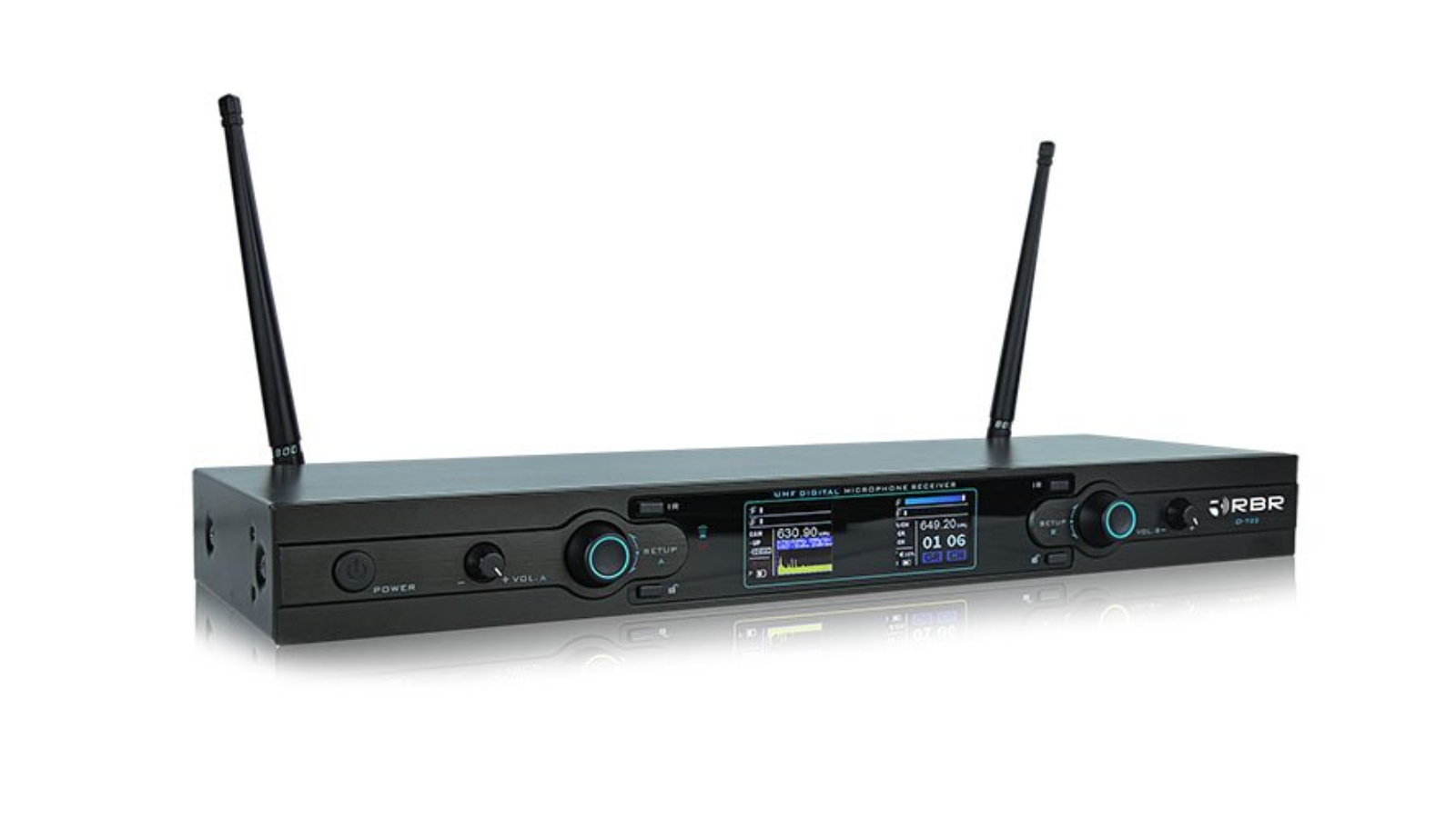 RBR D722 Digital UHF Wireless Microphone USB Charging Karaoke Harvey