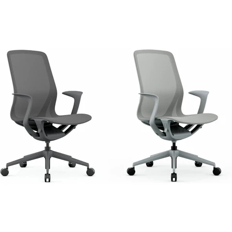 Desky Fixed Armrest Style Echo Modern Office Chair