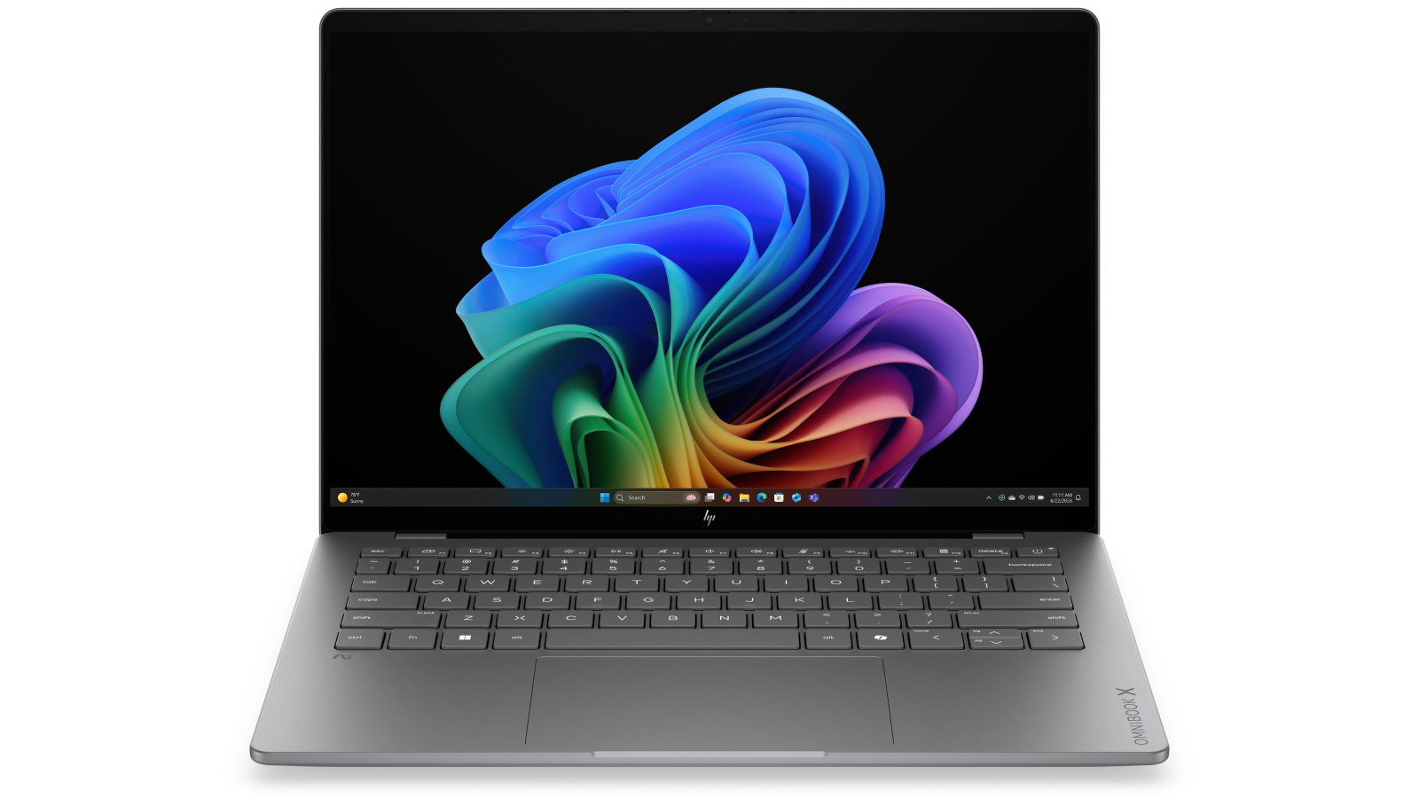 HP OmniBook X 14-inch Snapdragon X2 Plus X2P-42-100/32GB/512GB SSD Next Gen AI PC Laptop - Meteor Silver