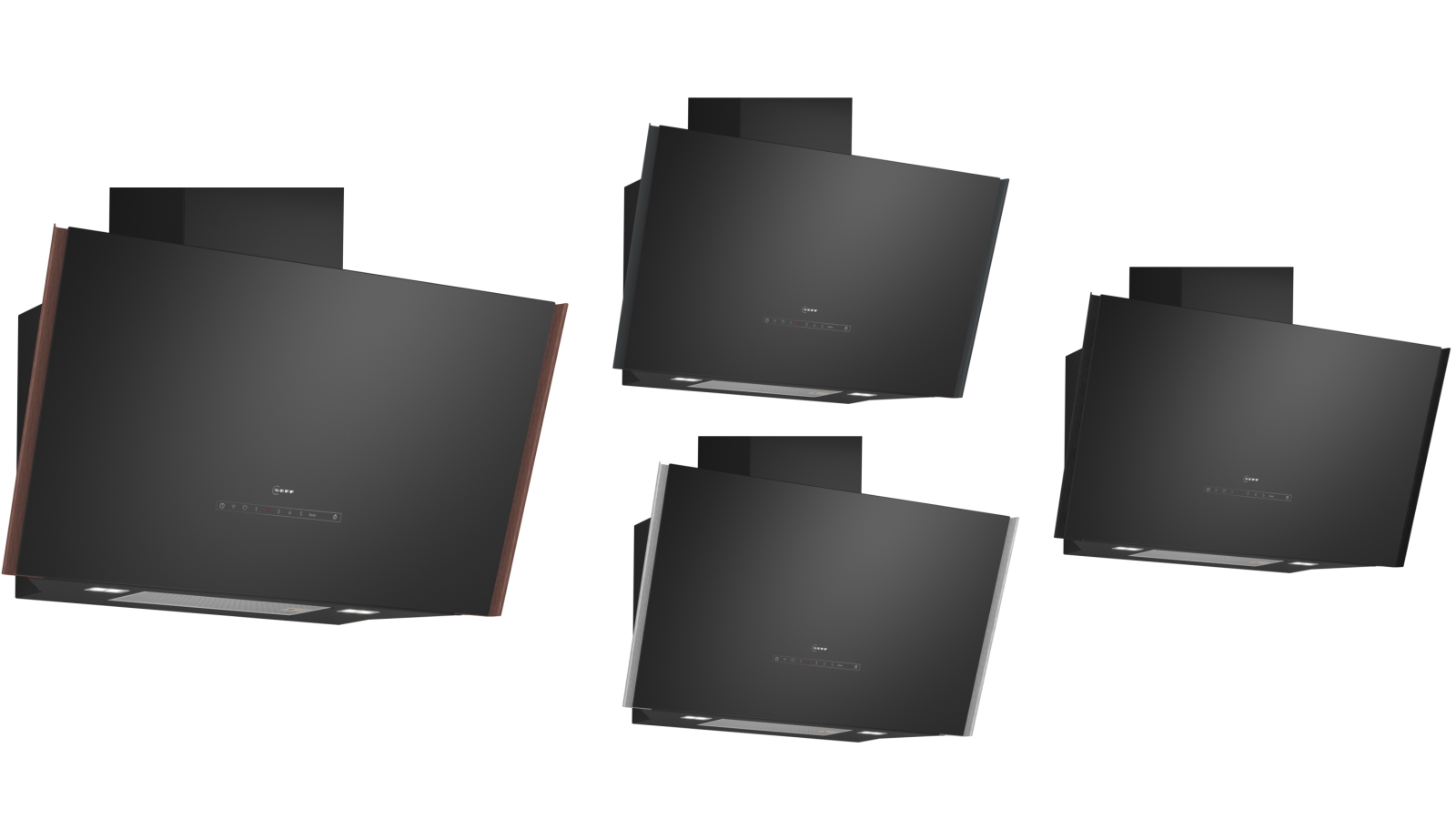 NEFF 90cm Flex Design Inclined Wall-Mounted Rangehood