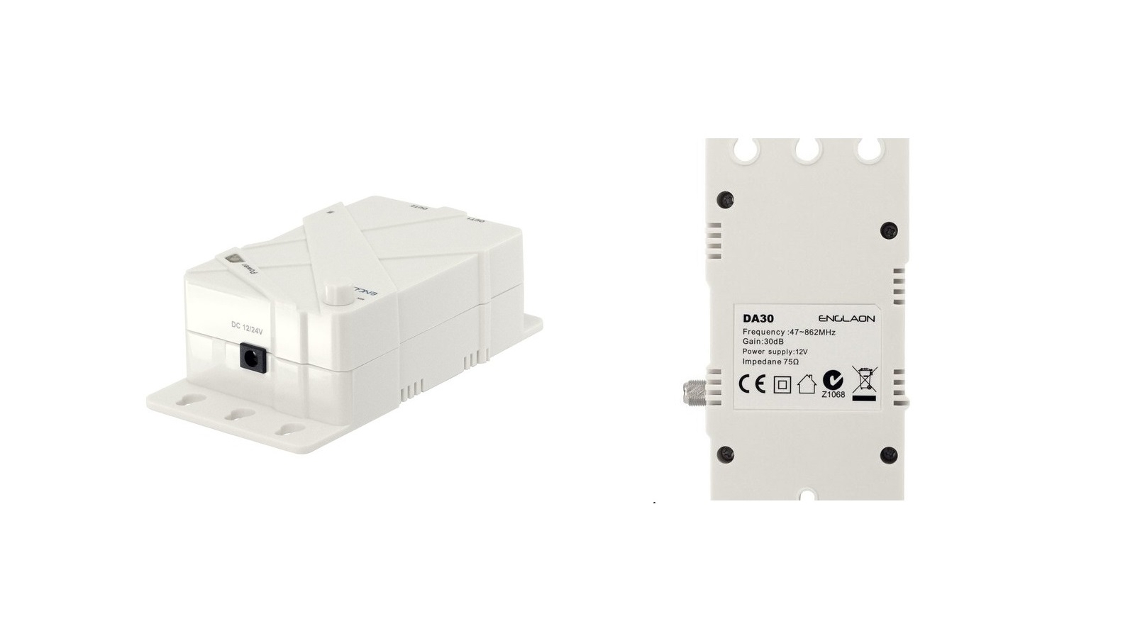 Englaon 12V Digital TV Signal Amplifier Booster Harvey Norman