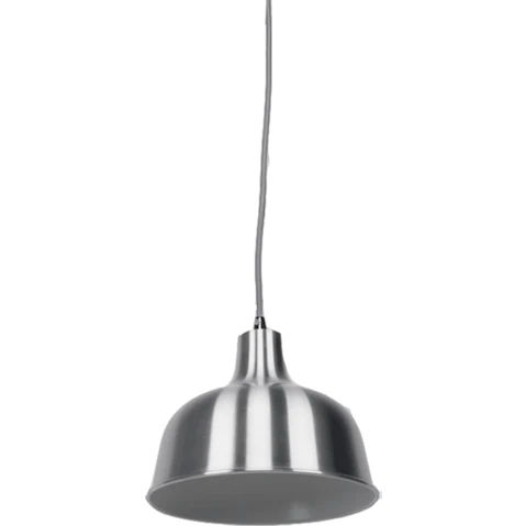 Sylvania Lighting Danica Classic Dome Metal Cord Drop Pendant Light - Aluminium