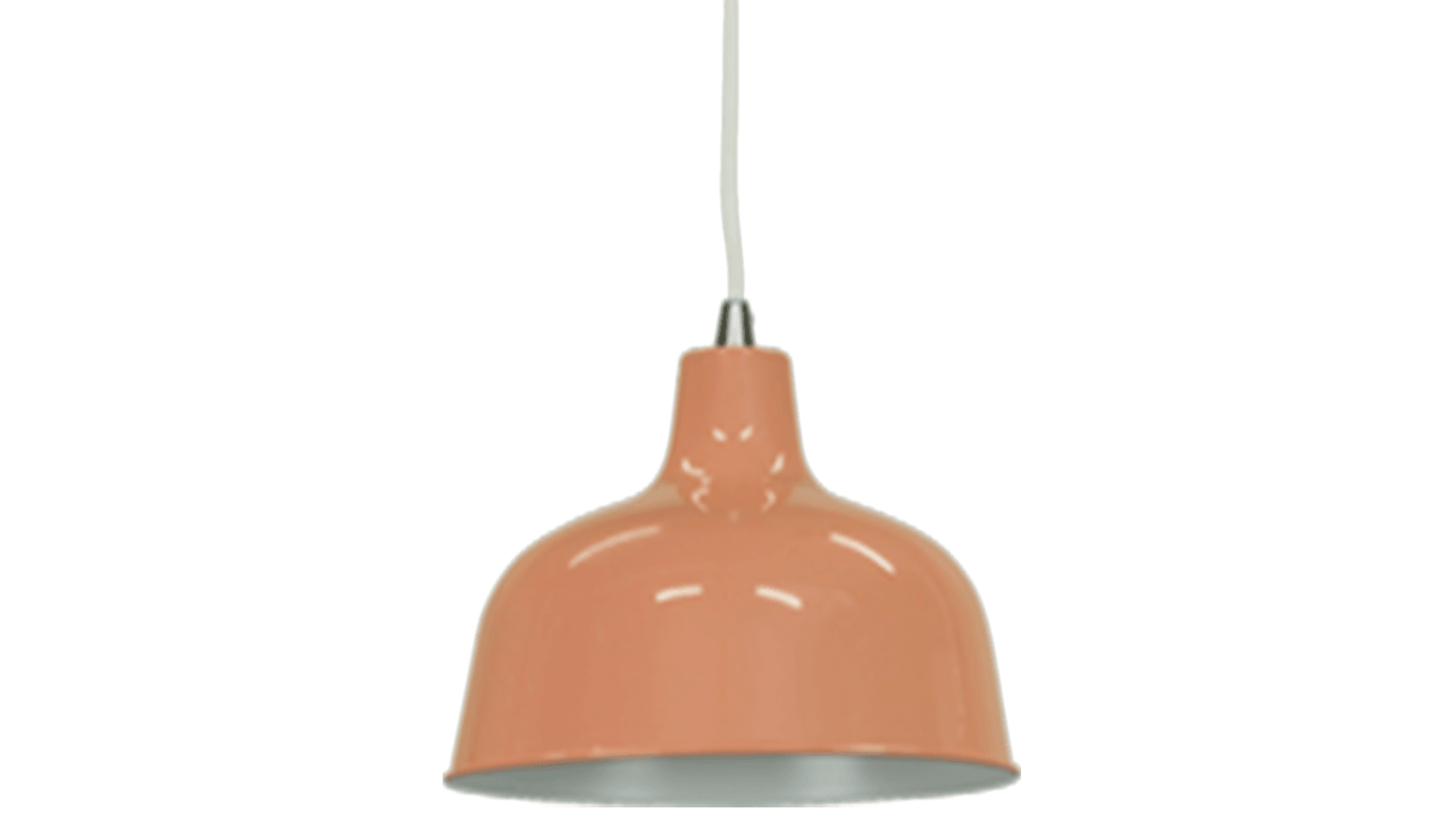 Sylvania Lighting Danica Classic Dome Metal Cord Drop Pendant Light - Beige Red