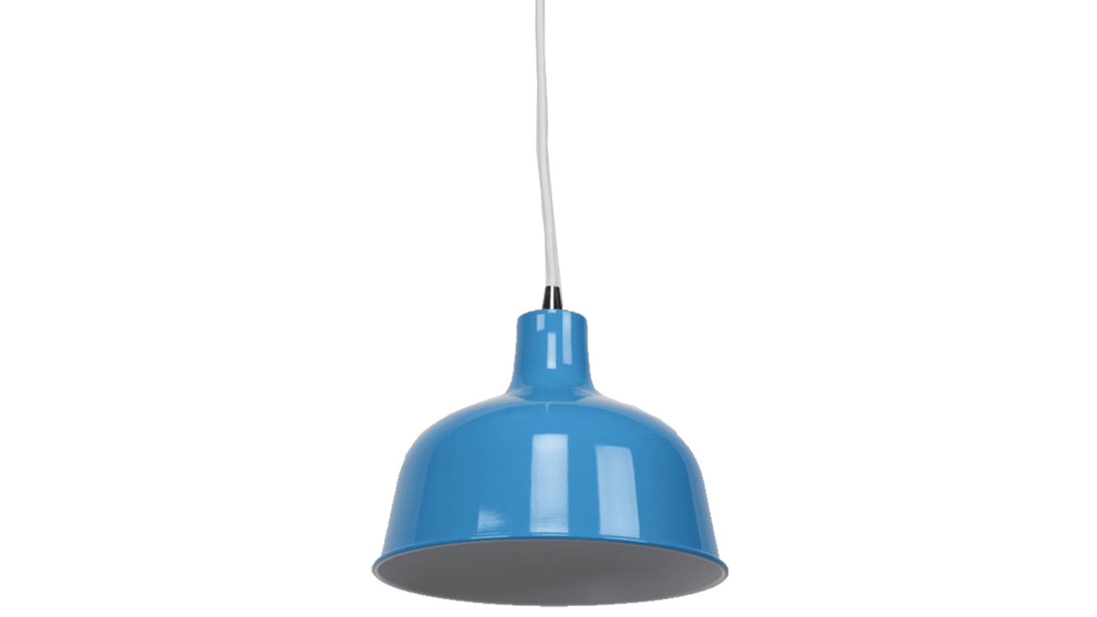 Sylvania Lighting Danica Classic Dome Metal Cord Drop Pendant Light - Light Blue
