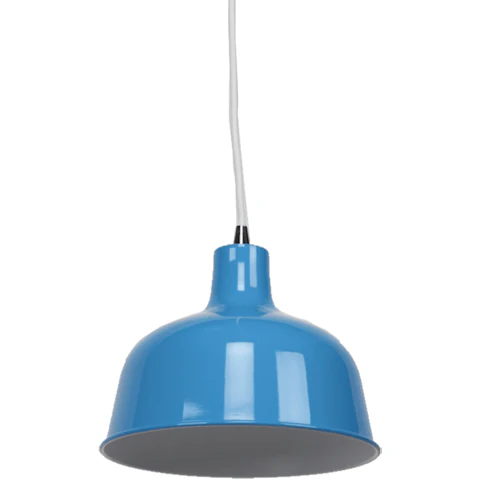Sylvania Lighting Danica Classic Dome Metal Cord Drop Pendant Light - Light Blue