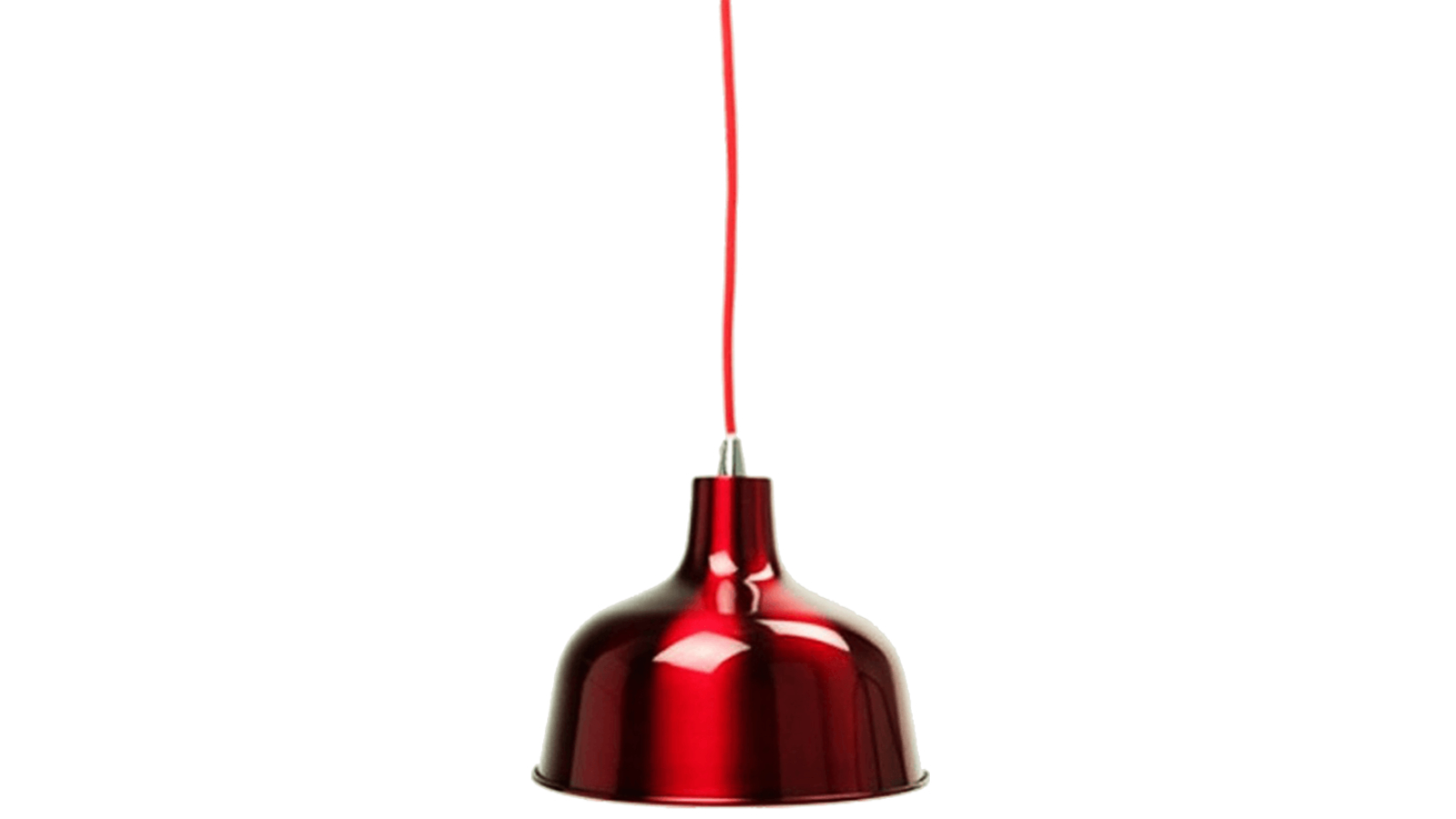 Sylvania Lighting Danica Classic Dome Metal Cord Drop Pendant Light - Wine Red