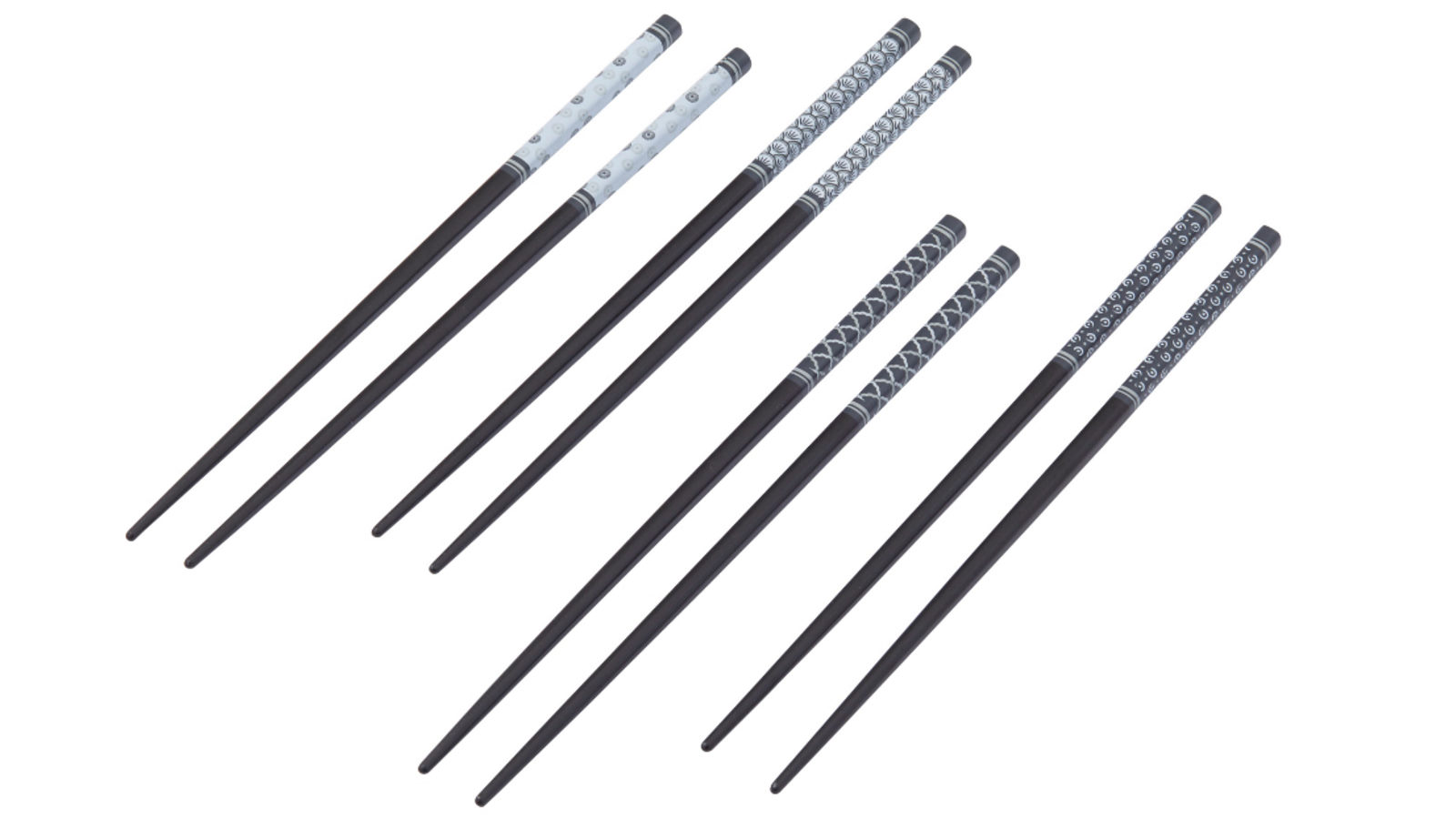 Davis & Waddell Bamboo Chopsticks 4 Pairs Set