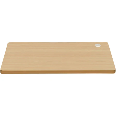Oikiture 120cm Adjustable Sit-Stand Frame Desktop Computer Table - Oak