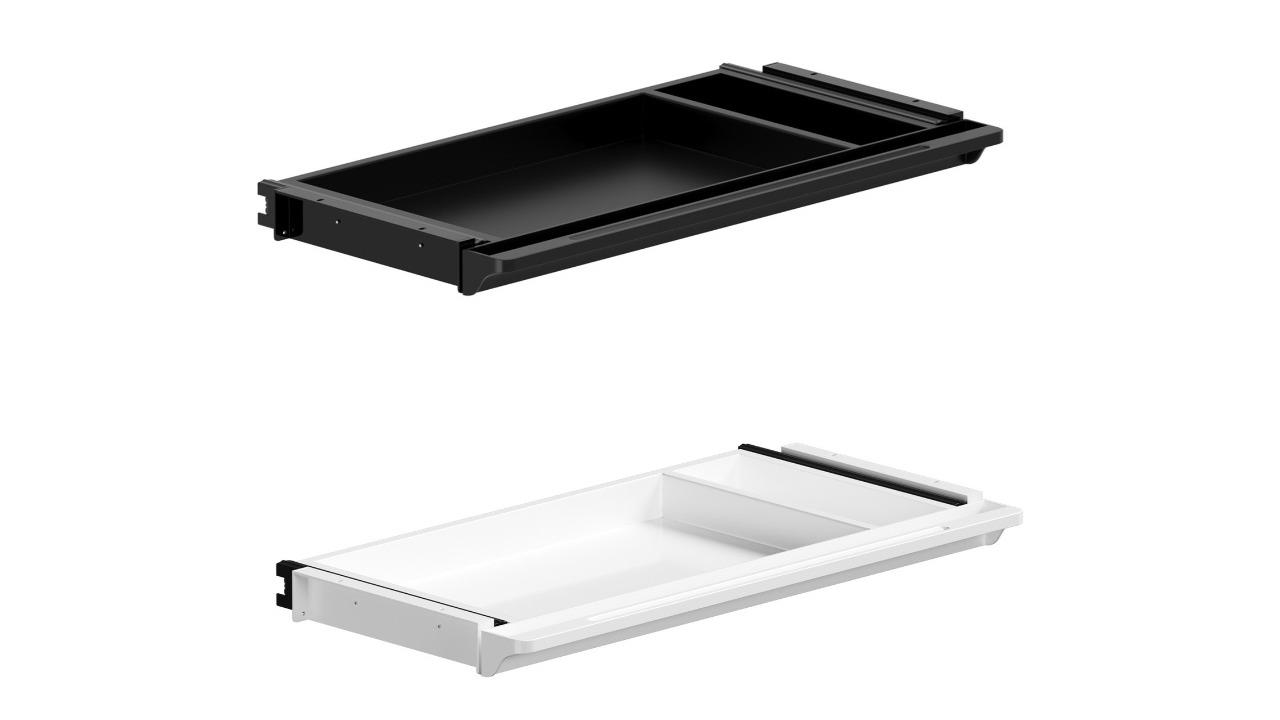 Oikiture Under Desk Pull-Out Drawer Sliding Tray Storage