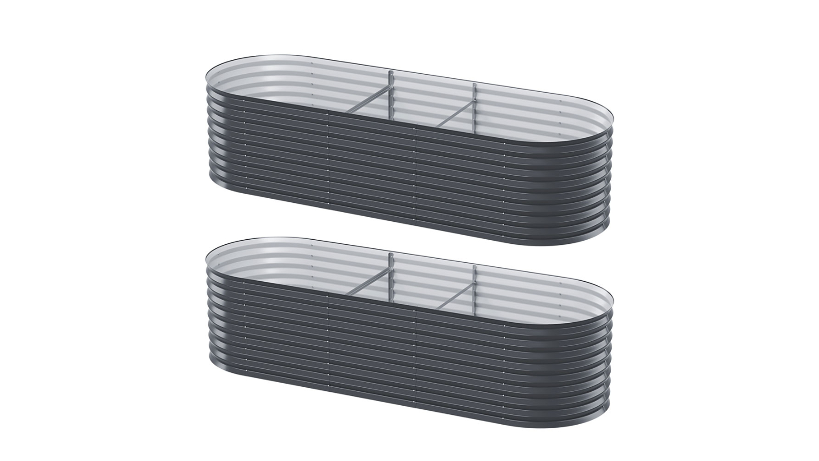 Green Fingers 2 Piece Garden Bed Kit