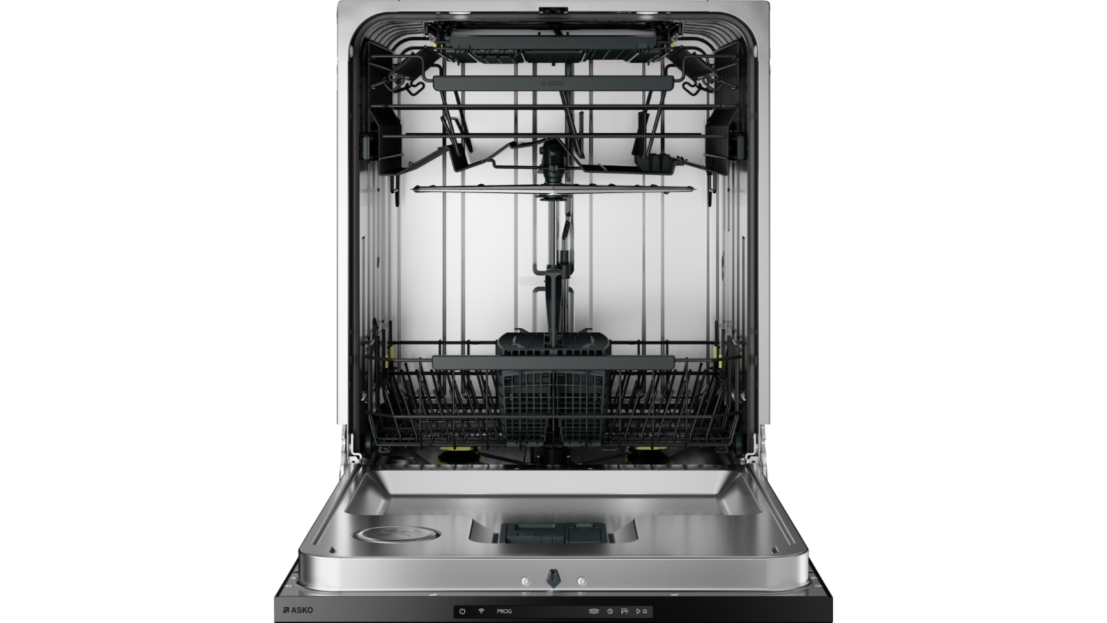 ASKO 82cm Logic Builtin Dishwasher Black Steel Harvey Norman