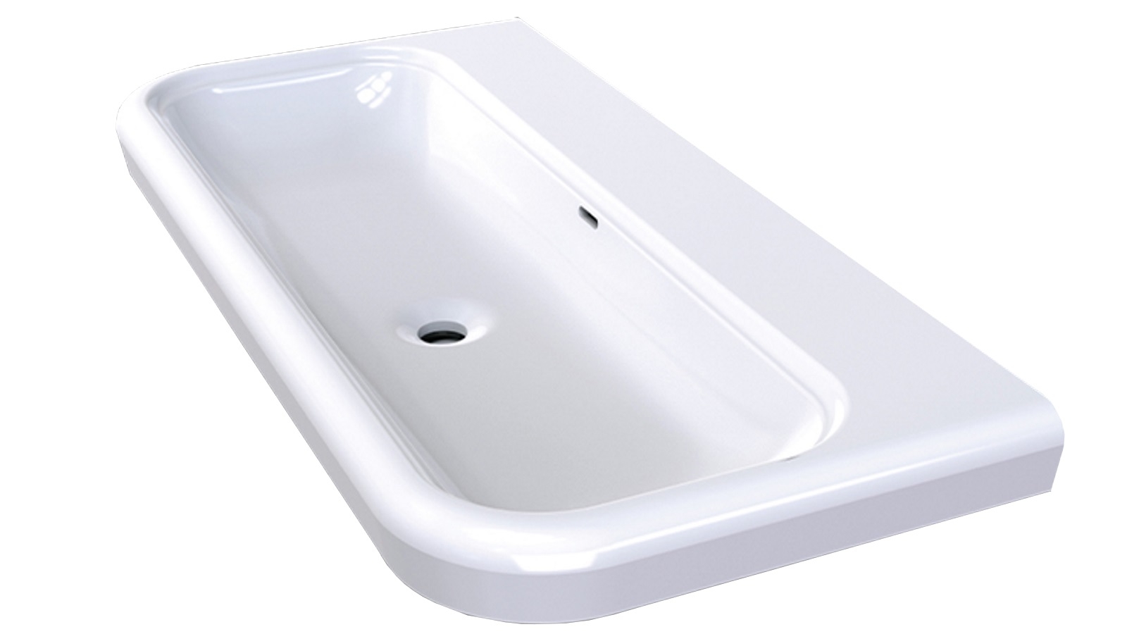 Victoria & Albert Lario 100 Solo Insert Basin - Gloss White
