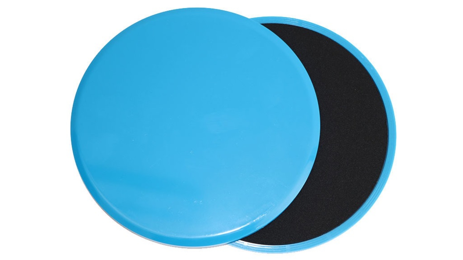 TODO Core Sliders Gliding Discs Exercise Gym Fitness Foam Circle Pad Pair - Blue