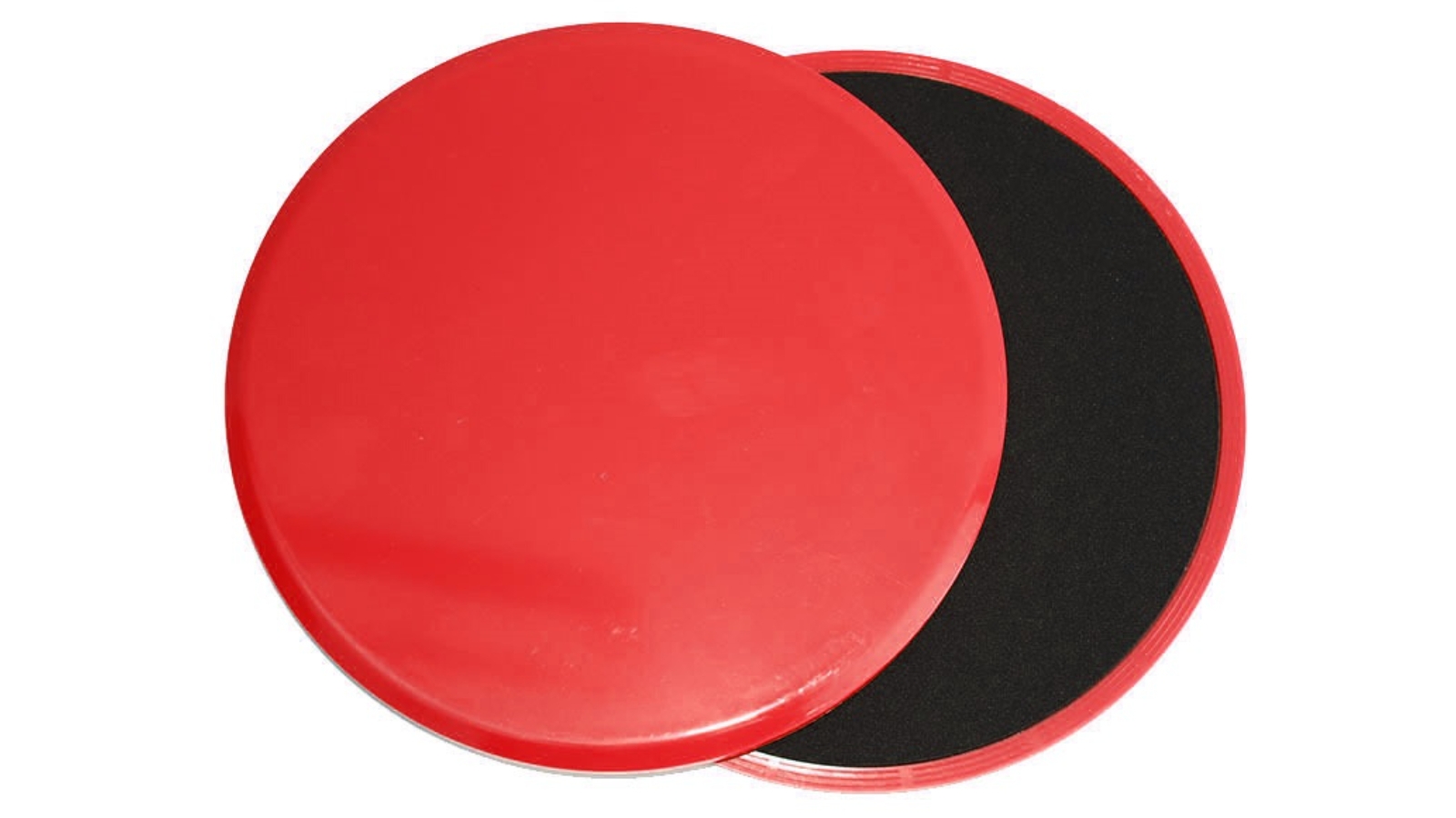 TODO Core Sliders Gliding Discs Exercise Gym Fitness Foam Circle Pad Pair - Red