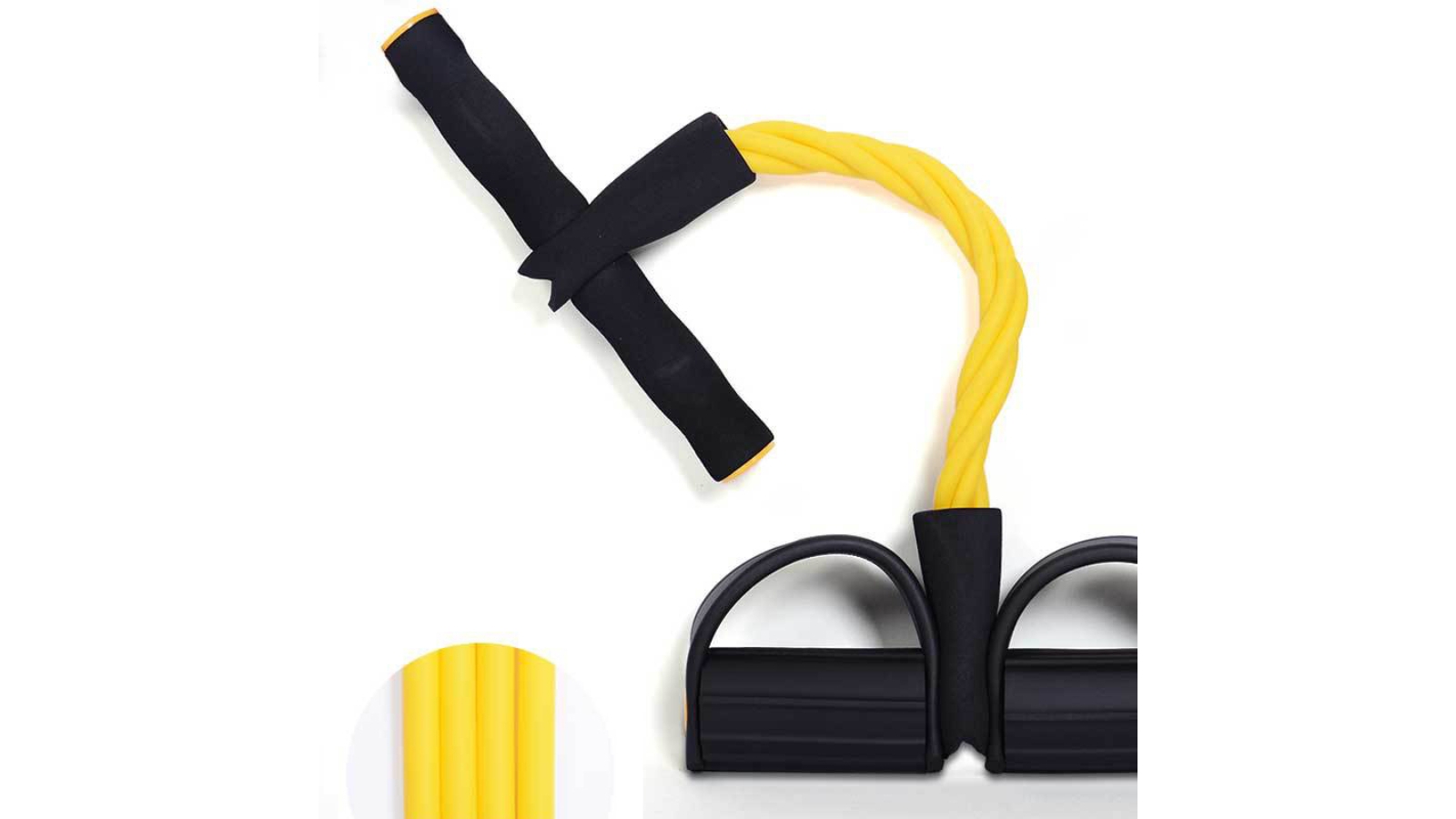 TODO Strength Trainer Chest Expander Pedal Exercise Band Rubber Gym