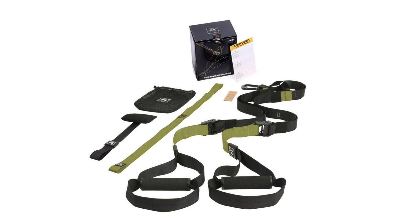 TODO Fitness P2 Pro Resistance Muscle Training Suspension Band Belt Set