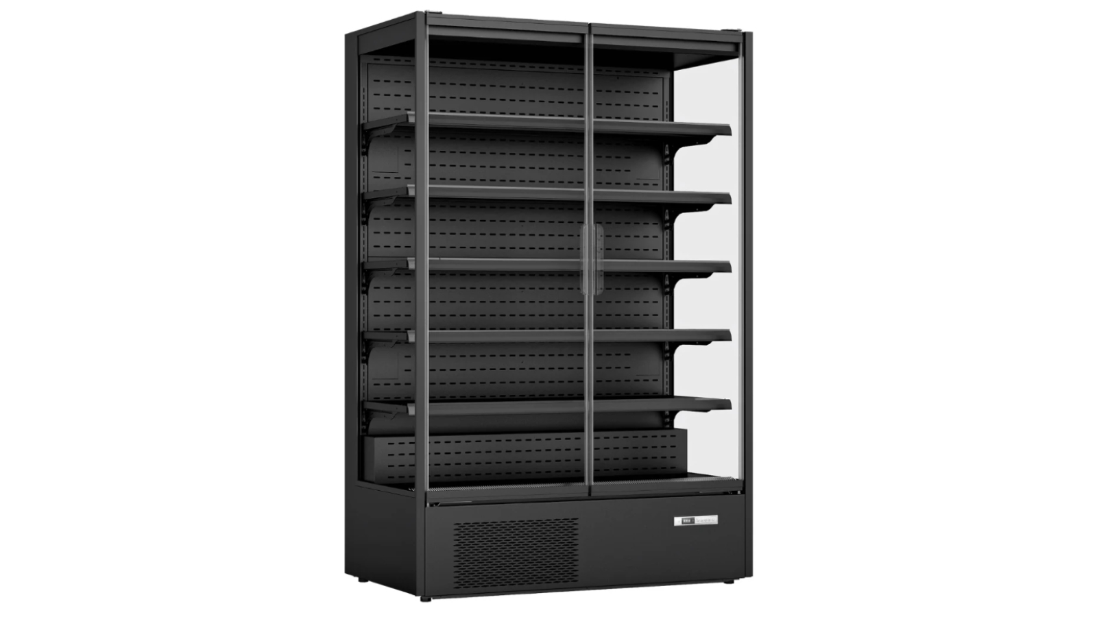 Thermaster DC-125B Commercial Supermarket Panorama 2-Door Chiller Display