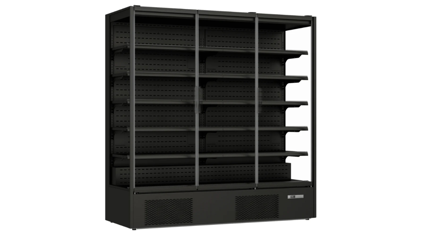 Thermaster DC-187B Commercial Supermarket Panorama 3-Door Chiller Display
