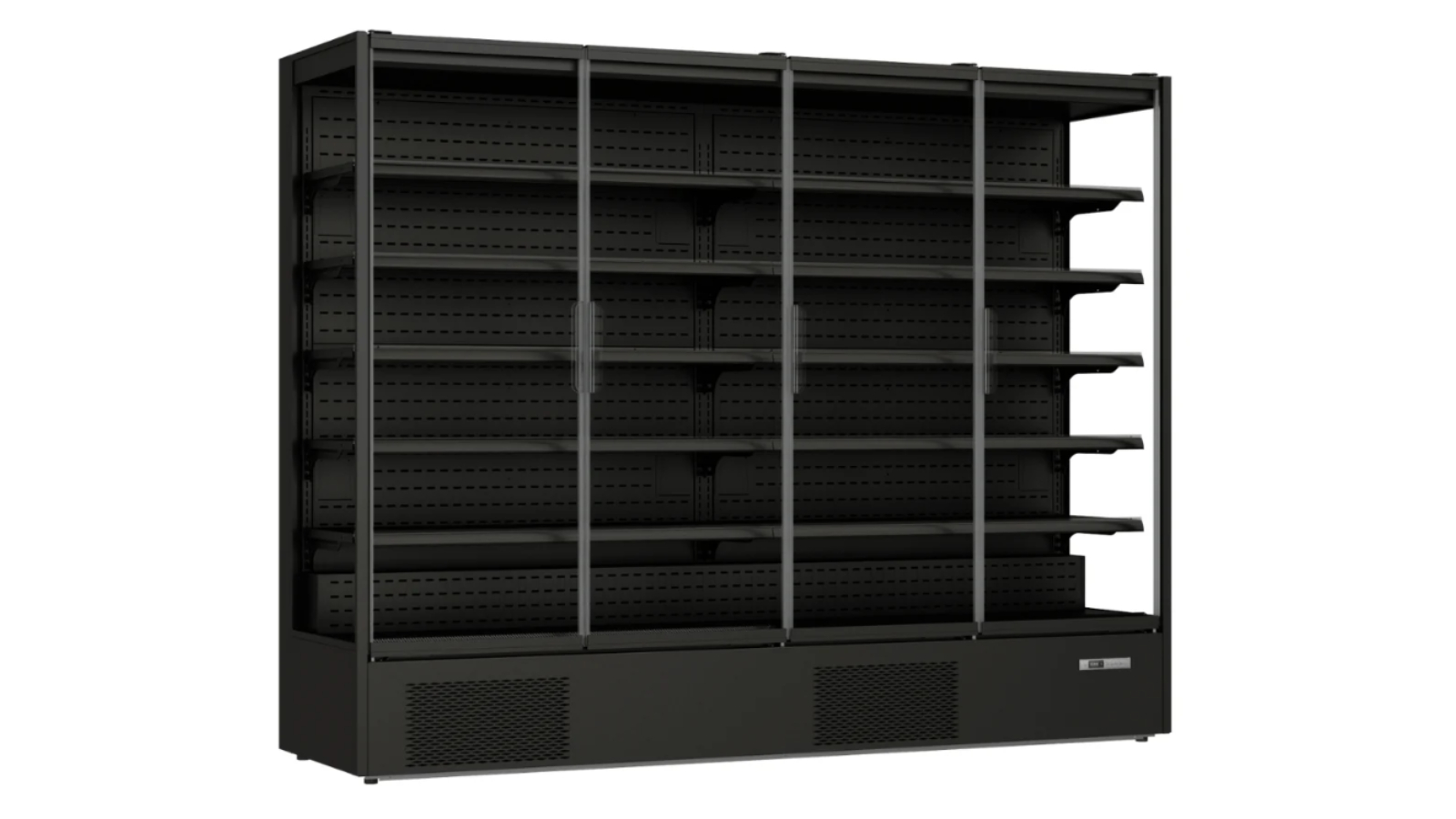 Thermaster DC-250B Commercial Supermarket Panorama 4-Door Chiller Display