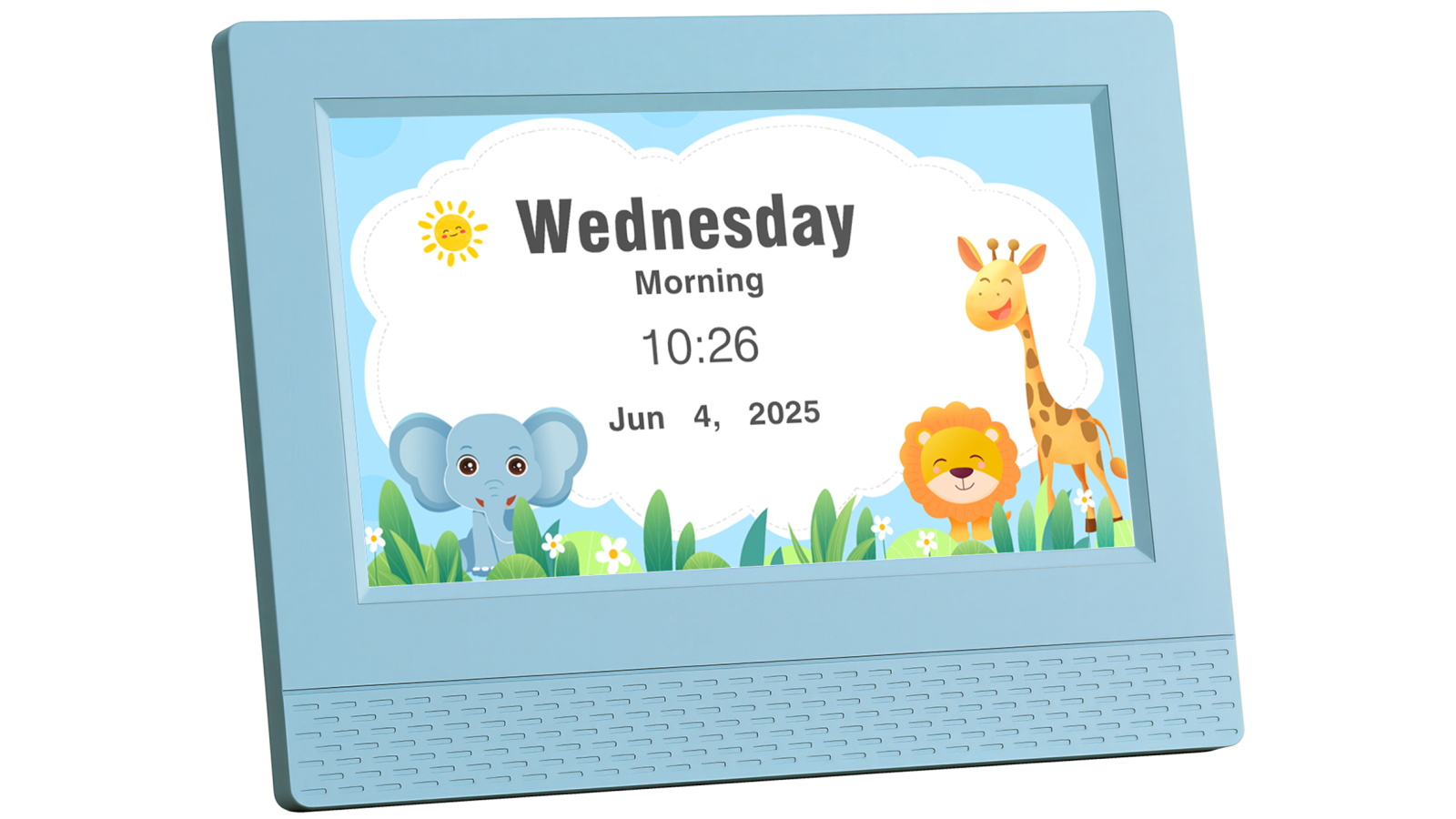 Artiss 7-inch Digital Day Clock - Blue