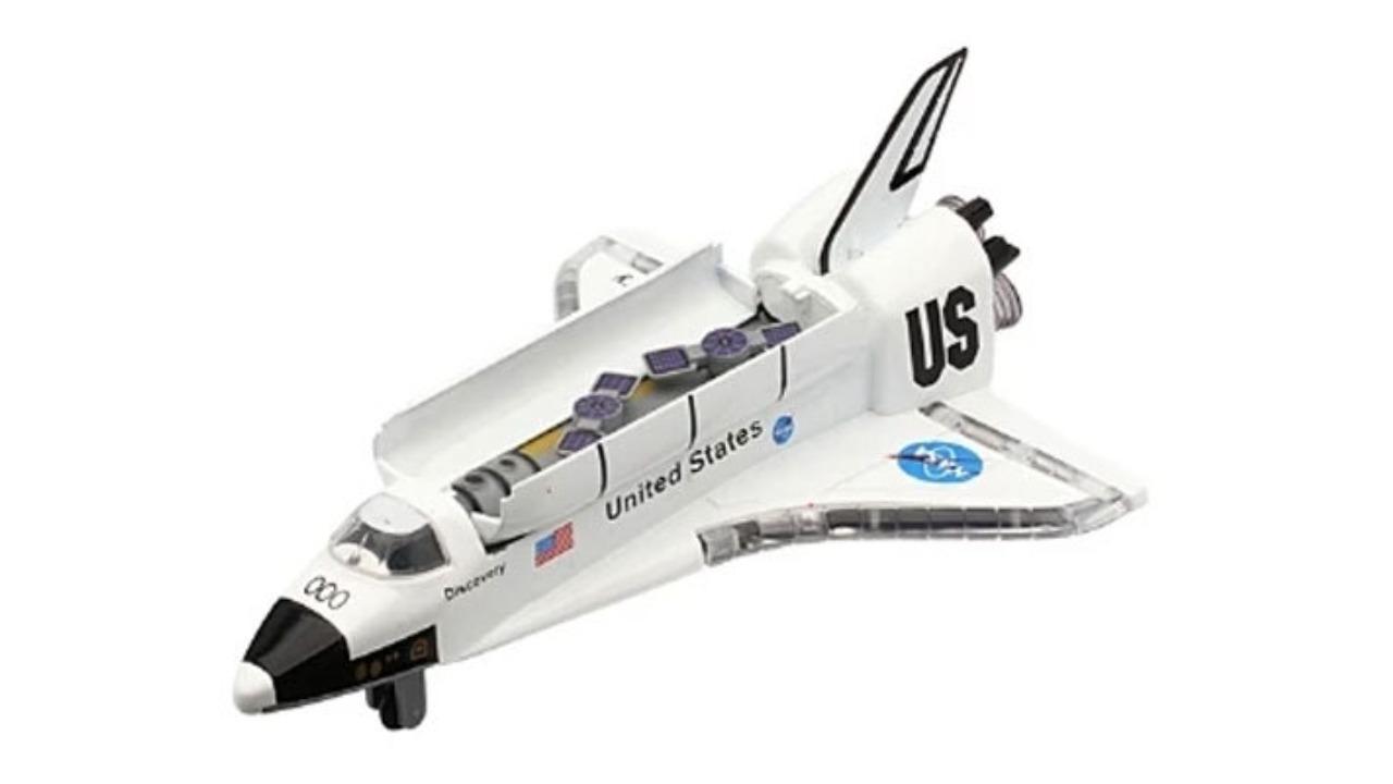 Fumfings Large Kids Space Shuttle NASA with Lights and Sounds Toy - White