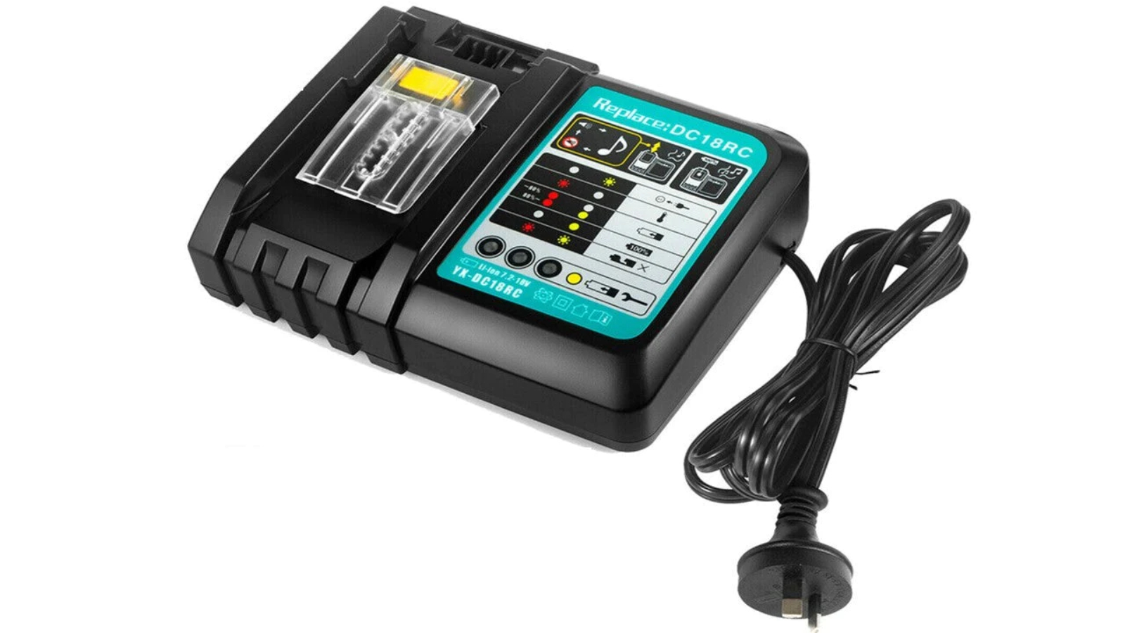 BatteryMate BMCHMakitaSingle DC18RC 18V Lithium-Ion Battery Charger AU Plug for Makita BL1830/BL1860B/BL1850
