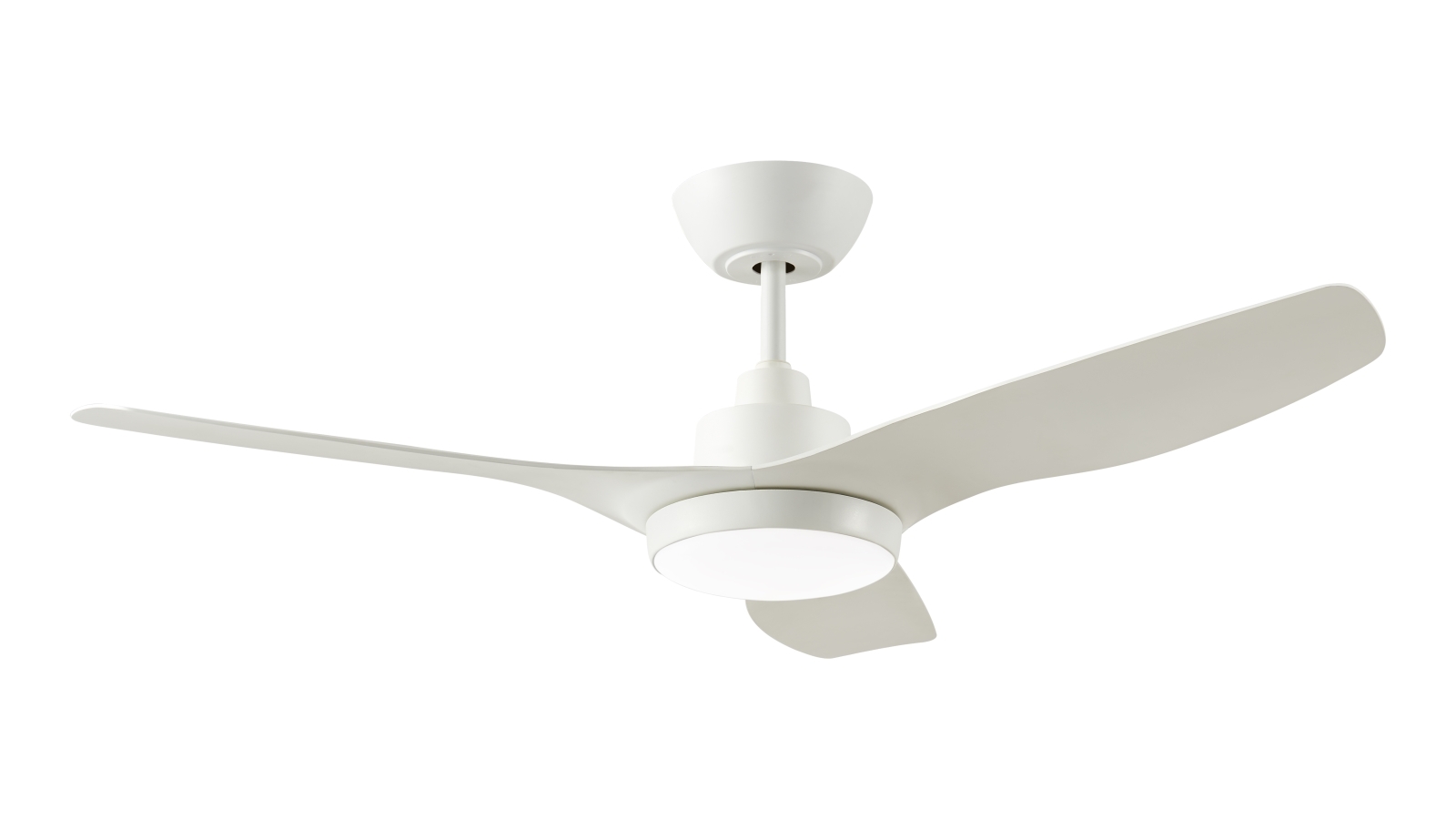 Ventair DC 3 1200mm Ceiling Fan with Light & Wall Controller White