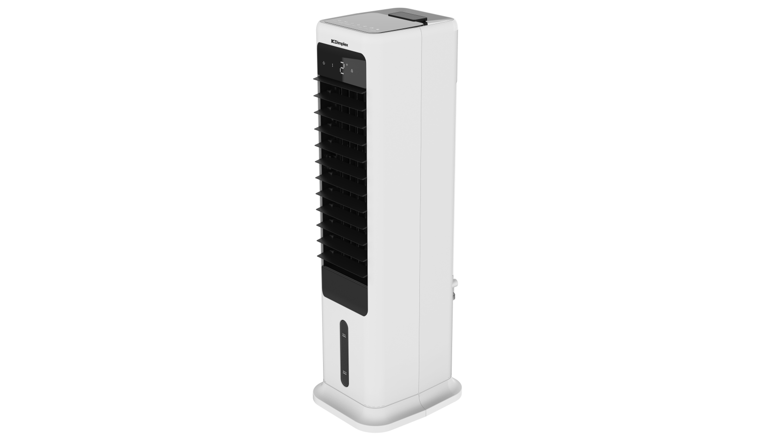 Dimplex 6L Tower Evaporative Cooler Black/White Harvey Norman
