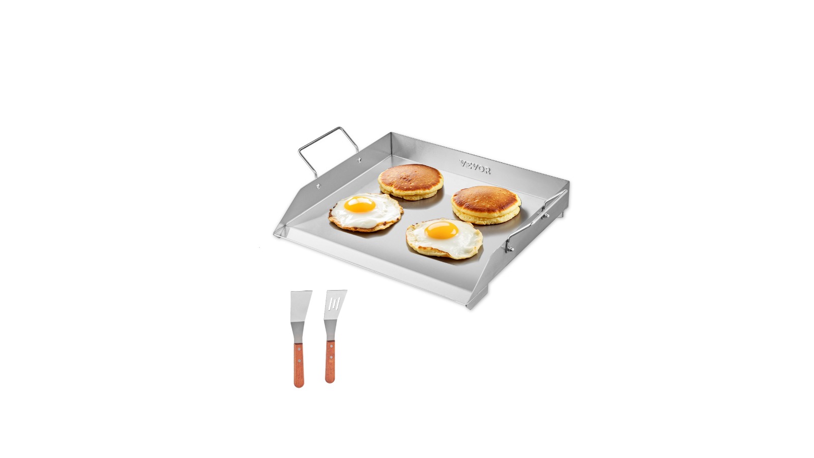 Vevor Flat Top Griddle Pan - 18 x 16-inch