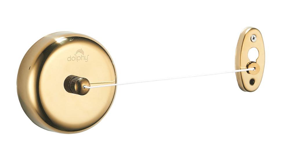 Dolphy Gold Round Stainless Steel Cloths Liner - 8ft