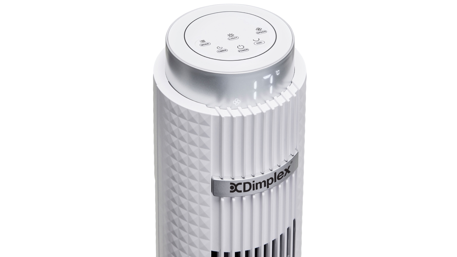 Dimplex 117cm Tower Fan with Night Light Harvey Norman