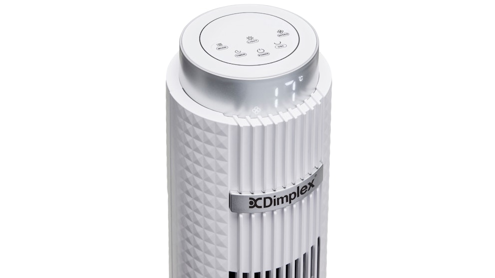 Dimplex 117cm Tower Fan with Night Light | Harvey Norman