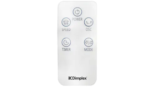 Dimplex 119cm Tower Fan with Remote - White | Harvey Norman