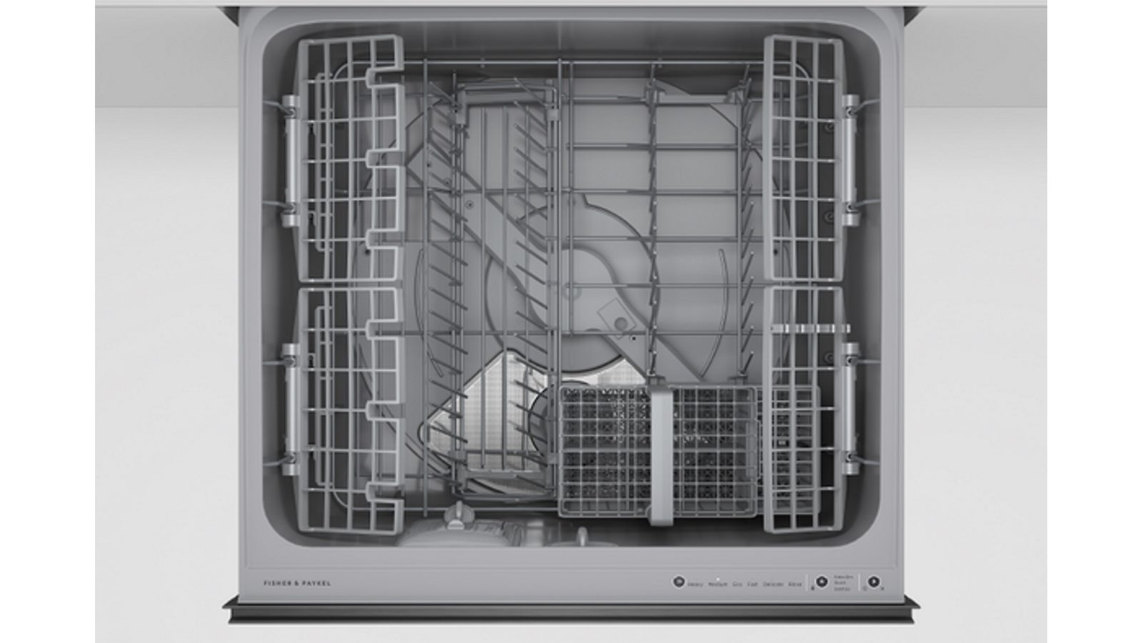 Fisher Paykel Series 9 Contemporary Double DishDrawer Dishwasher Black Harvey Norman